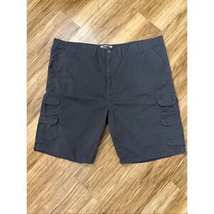 Wrangler Grey Cotton Cargo Shorts Size 50